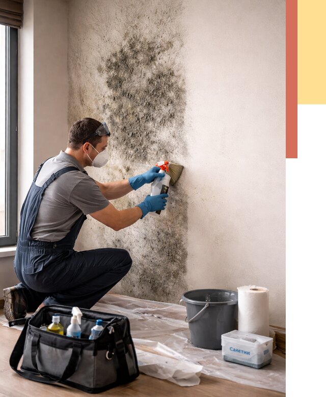 Удаление плесени со стен в Обнинске от 2182 руб. — быстро и недорого | ОТДЕЛОЧНИК-Бнн