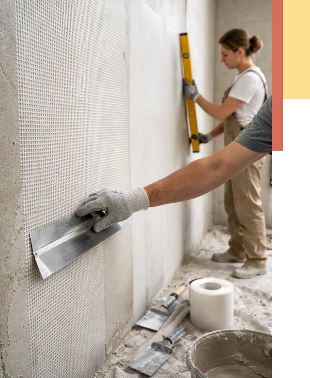 Армирование стен стеклосеткой в Обнинске от 3248 руб. под ключ | ОТДЕЛОЧНИК-Бнн