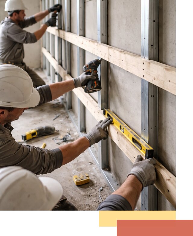 Устройство обрешетки под панели в Обнинске