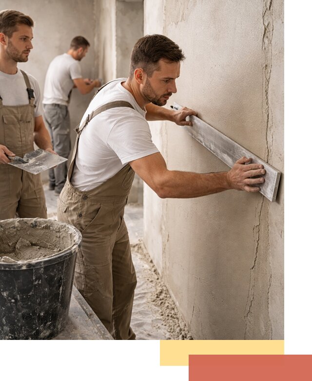 Штукатурка стен без маяков в Обнинске быстро и качественно