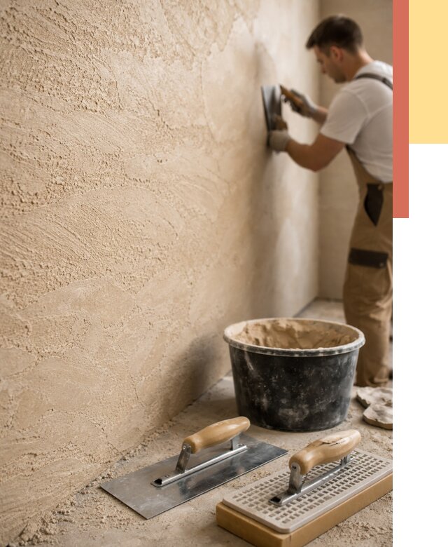 Декоративная штукатурка травертин в Обнинске от 1827 руб/м2 — качественно и недорого | ОТДЕЛОЧНИК-Бнн