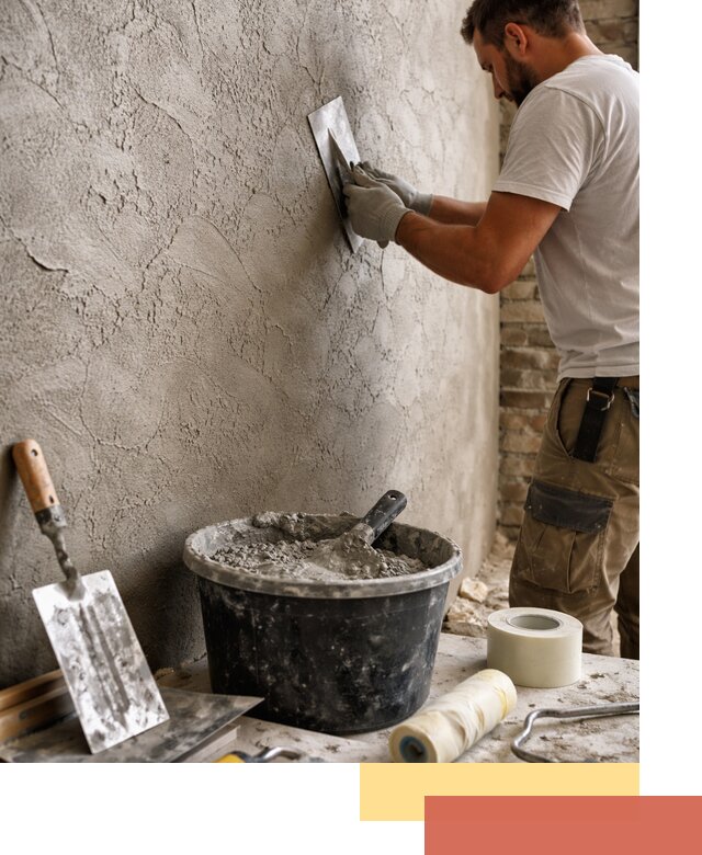 Декоративная штукатурка лофт в Обнинске — отделка стен и потолков