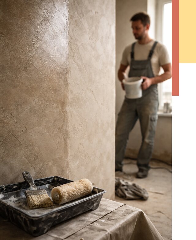 Нанесение воска на штукатурку в Обнинске от 3553 руб. | Услуги ОТДЕЛОЧНИК-Бнн