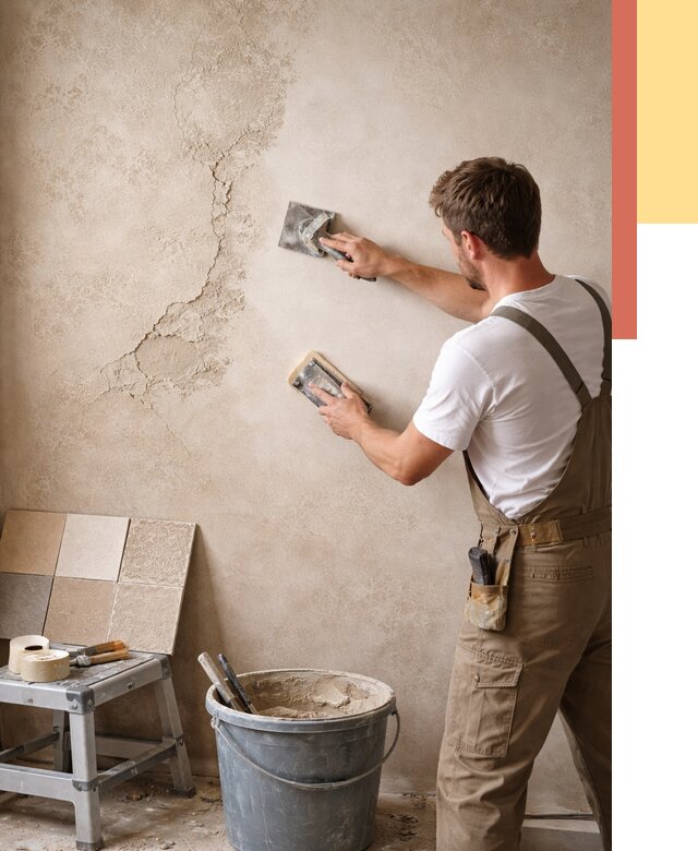 Ремонт декоративной штукатурки в Обнинске от 4568 руб. под ключ | ОТДЕЛОЧНИК-Бнн