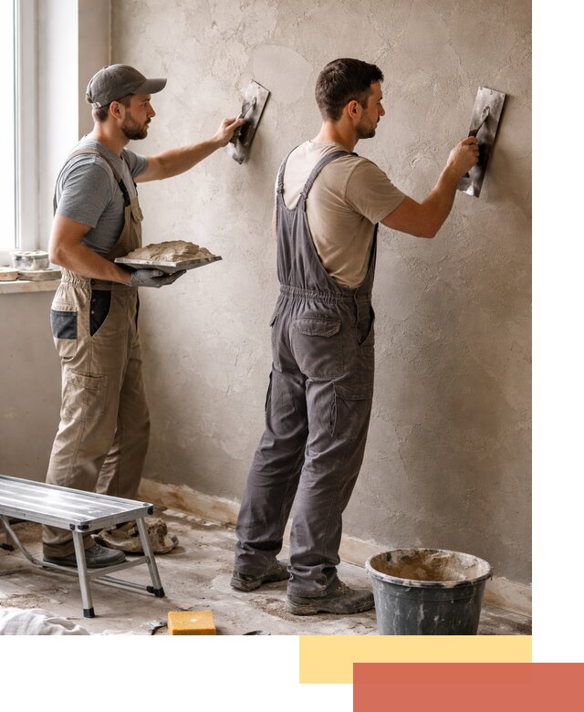 Ремонт декоративной штукатурки и восстановление фактуры в Обнинске