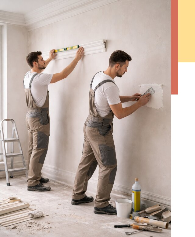 Монтаж лепнины на стены в Обнинске от 4568 руб. — недорого, быстро | ОТДЕЛОЧНИК-Бнн