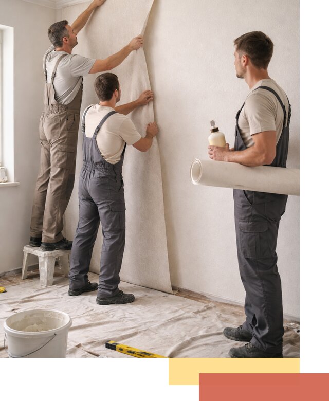 Оклейка стен обоями в Обнинске — качественно и профессионально