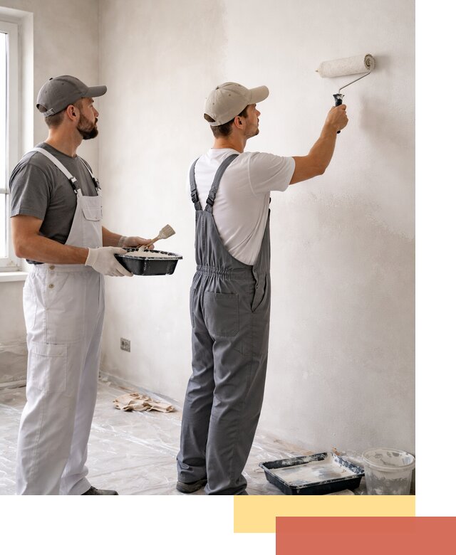 Покраска стен водоэмульсионной краской в Обнинске