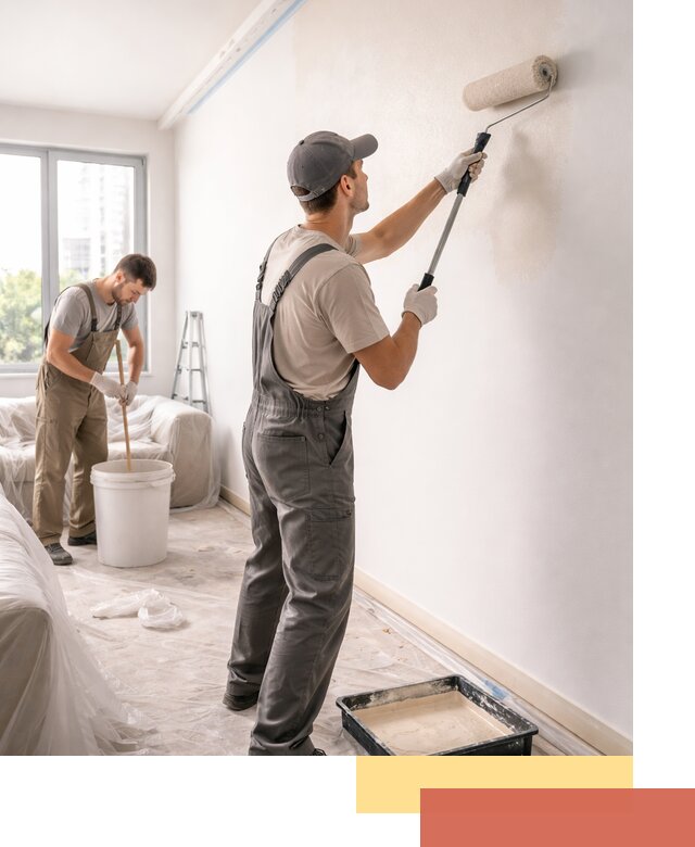 Покраска стен в офисе в Обнинске — быстрый и качественный ремонт