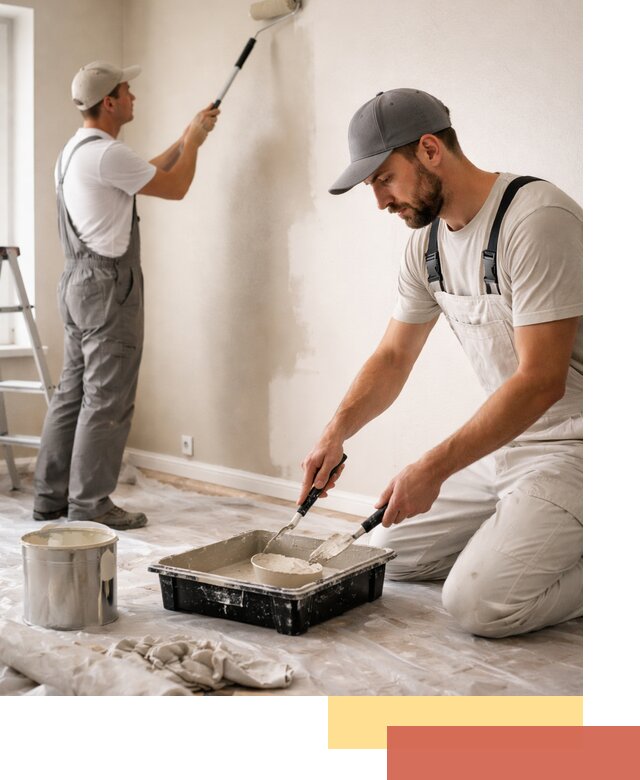 Покраска стен в квартире в Обнинске — профессионально и аккуратно