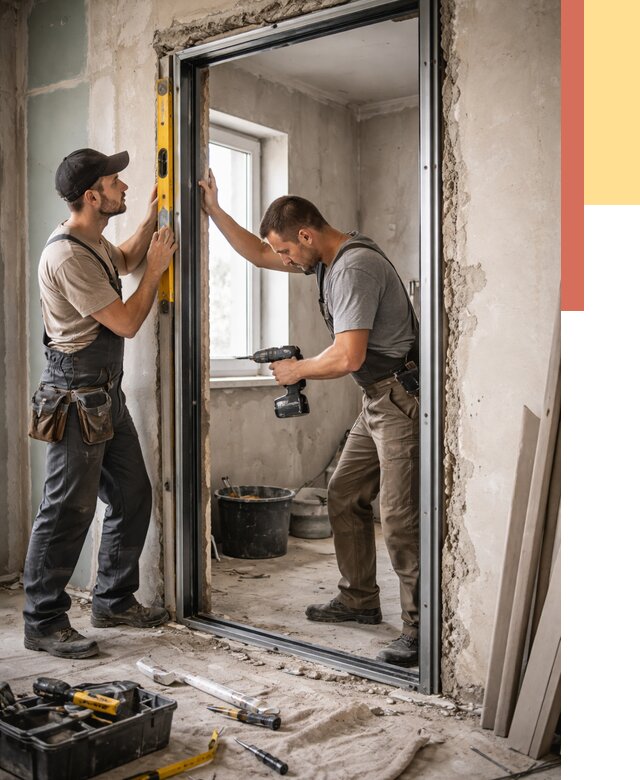 Закладка дверного проема в Обнинске от 3553 руб. — быстро и недорого | ОТДЕЛОЧНИК-Бнн