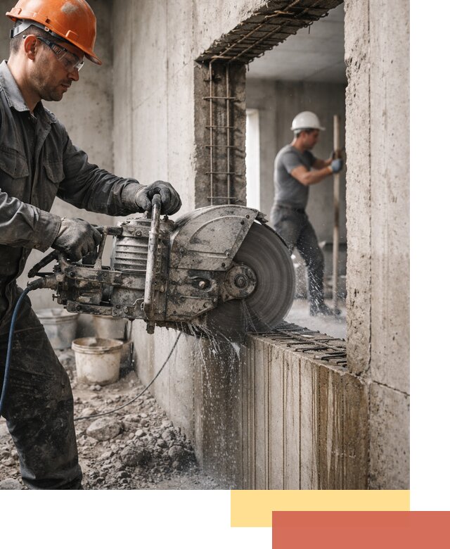 Алмазная резка проемов в Обнинске быстро и точно