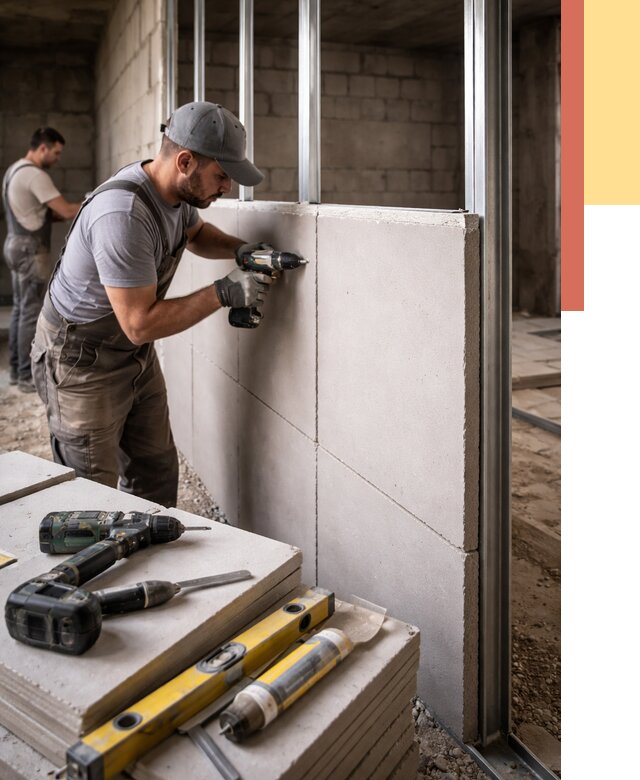 Кладка влагостойких перегородок ПГП в Обнинске от 1218 руб. под ключ | ОТДЕЛОЧНИК-Бнн