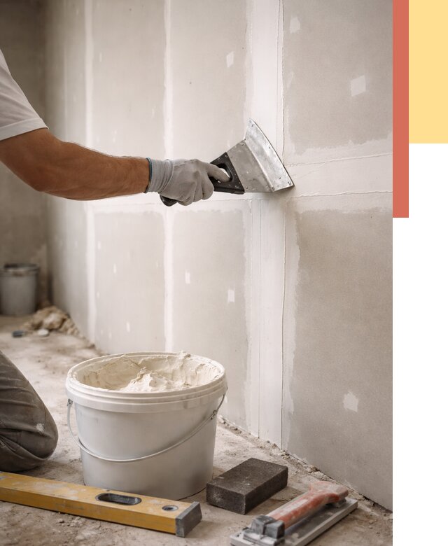 Шпаклевка перегородок из гипсокартона в Обнинске от 2538 руб. — услуги ОТДЕЛОЧНИК-Бнн