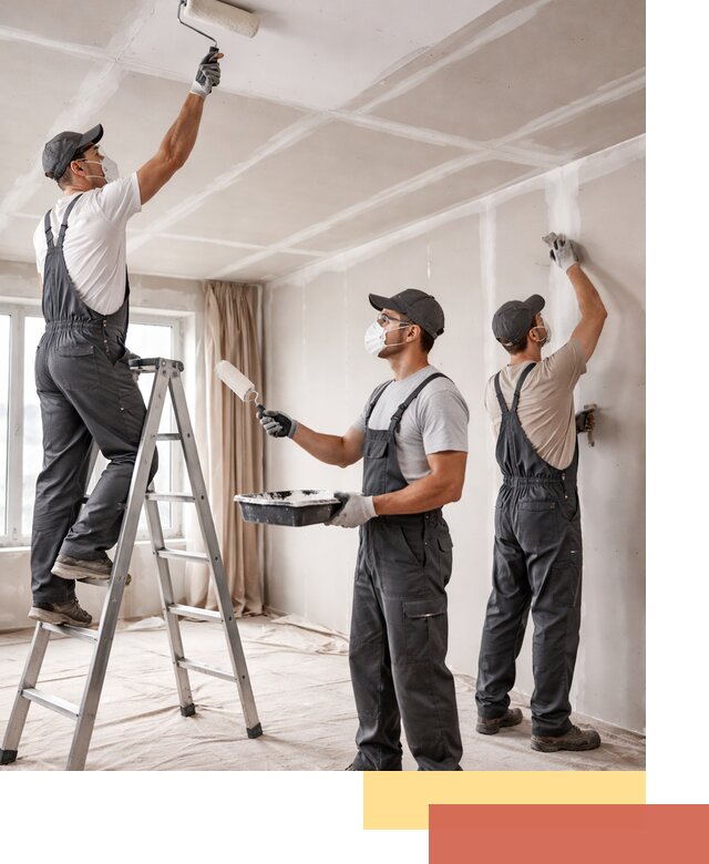 Покраска потолка из гипсокартона в Обнинске качественно и недорого