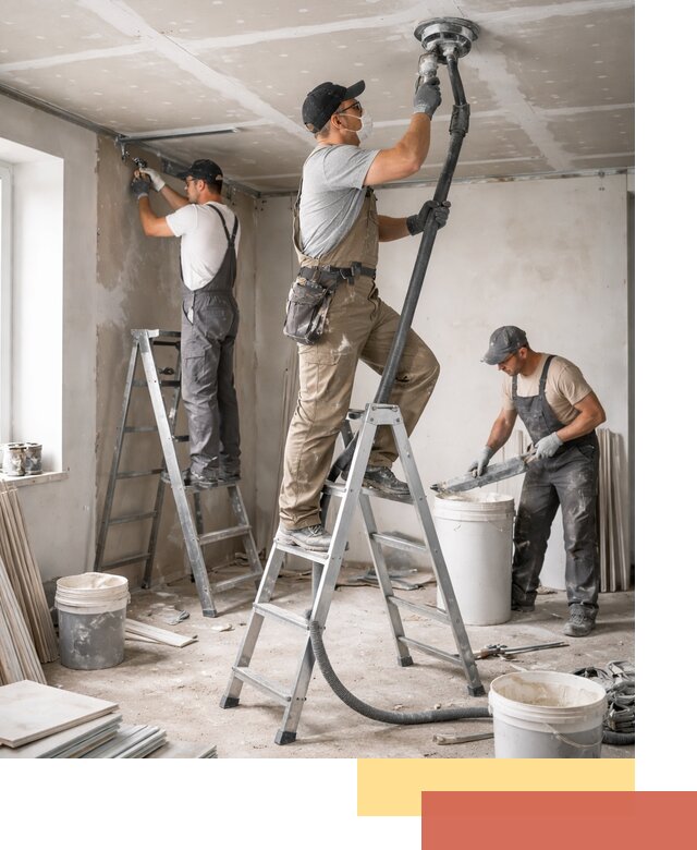 Ремонт потолка из гипсокартона в Обнинске: быстрый и качественный монтаж