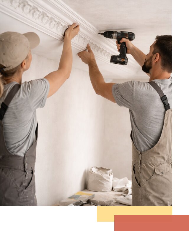 Профессиональный монтаж лепнины на потолок в Обнинске